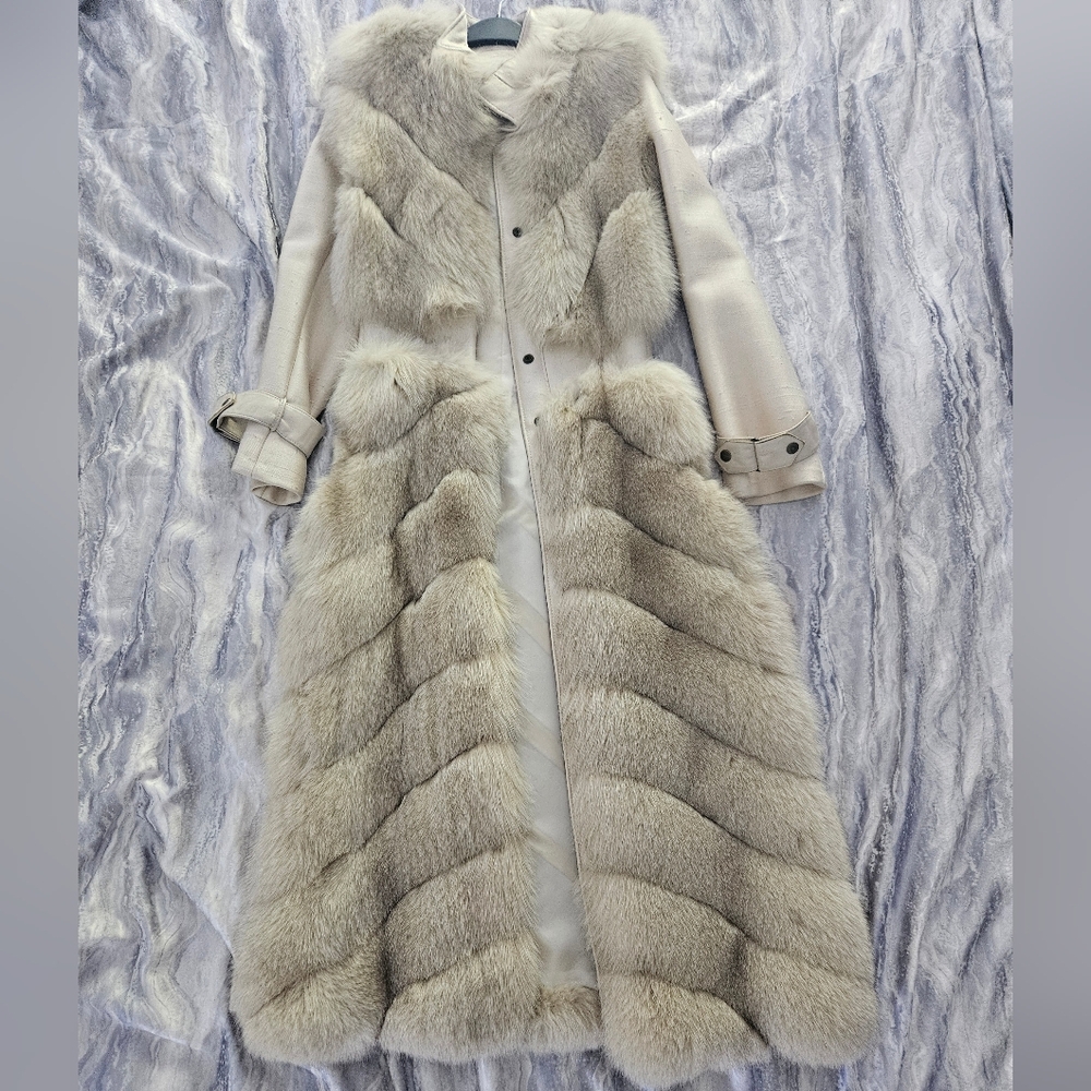 Pologeorgis Fox Fur Coat